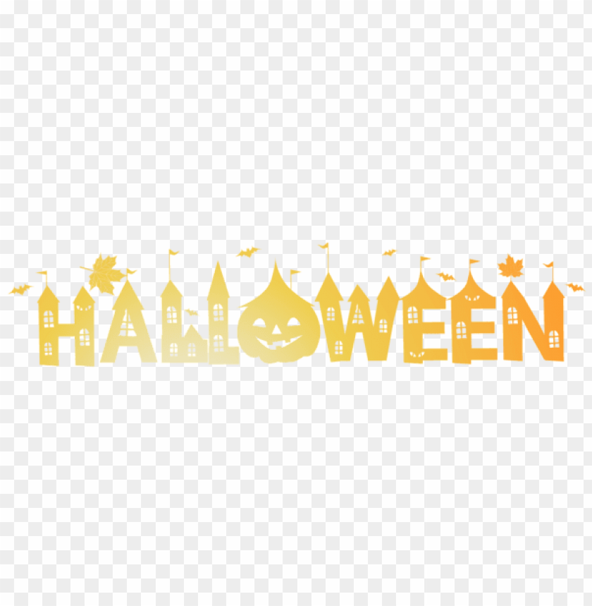 transparent deco happy halloween png images background -  image ID is 56535