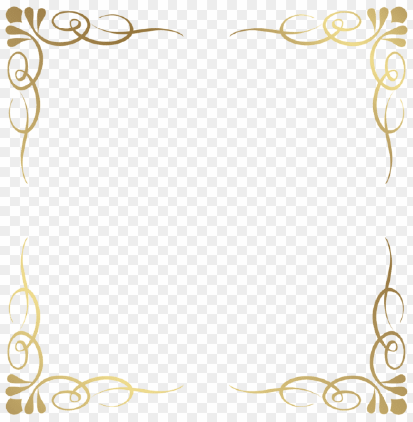 transparent decorative frame border