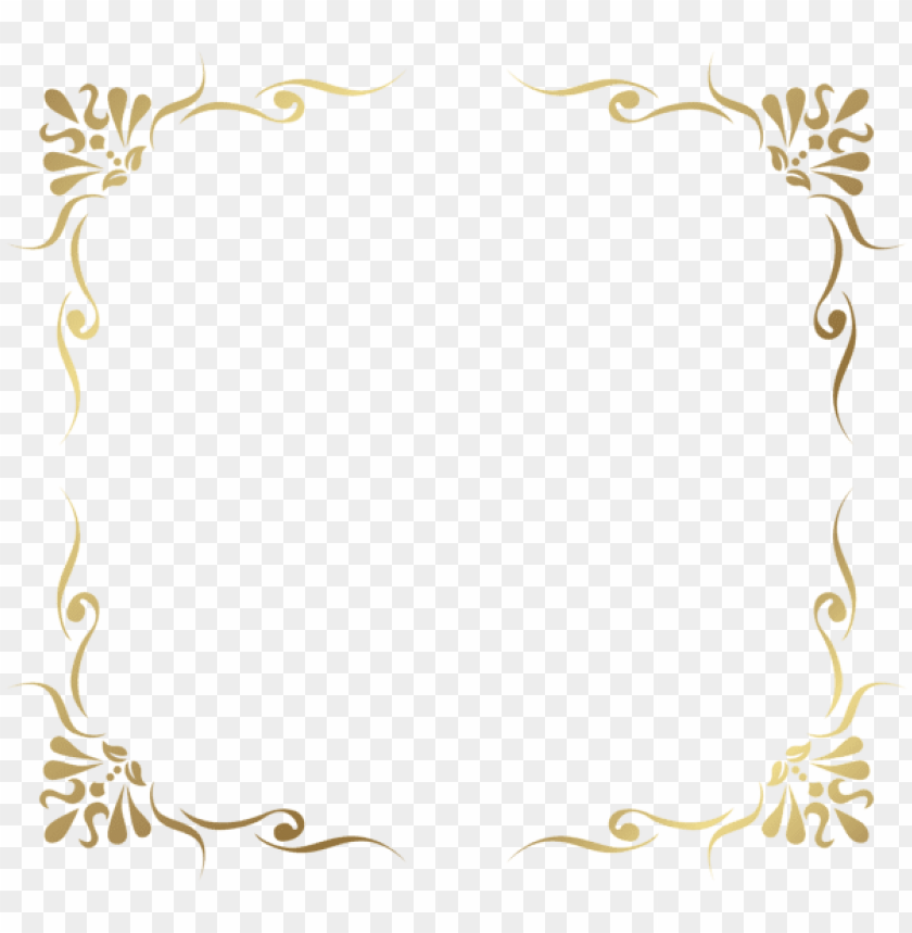 transparent decorative frame border