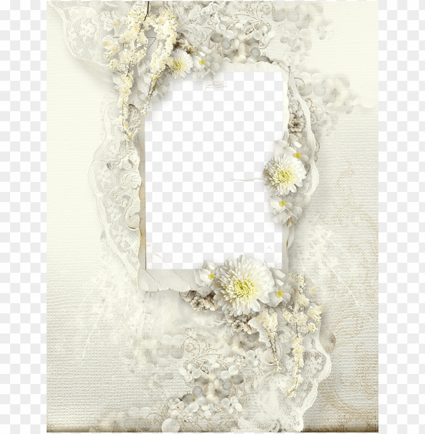 transparent delicate cream wedding frame background best stock photos |  TOPpng