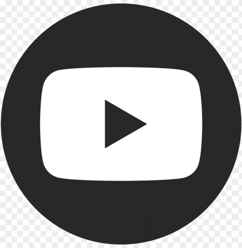 transparent download youtube svg circle icono youtube negro PNG transparent with Clear Background ID 189841