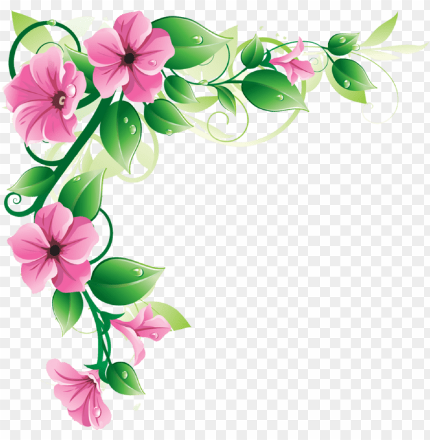 transparent flowers border, transparent,flower,border,flowers,transpar