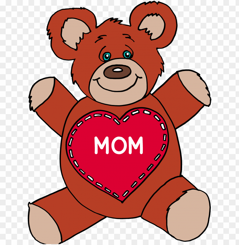 - transparent gif of cartoon bear, mother day