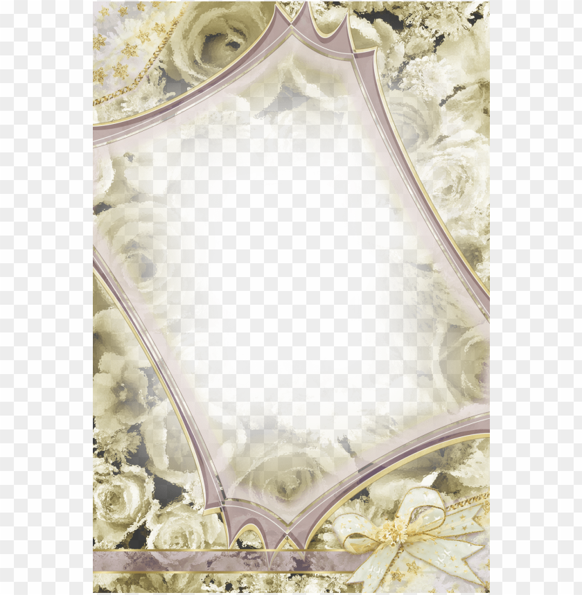 transparent gold roses frame background best stock photos - Image ID 57009