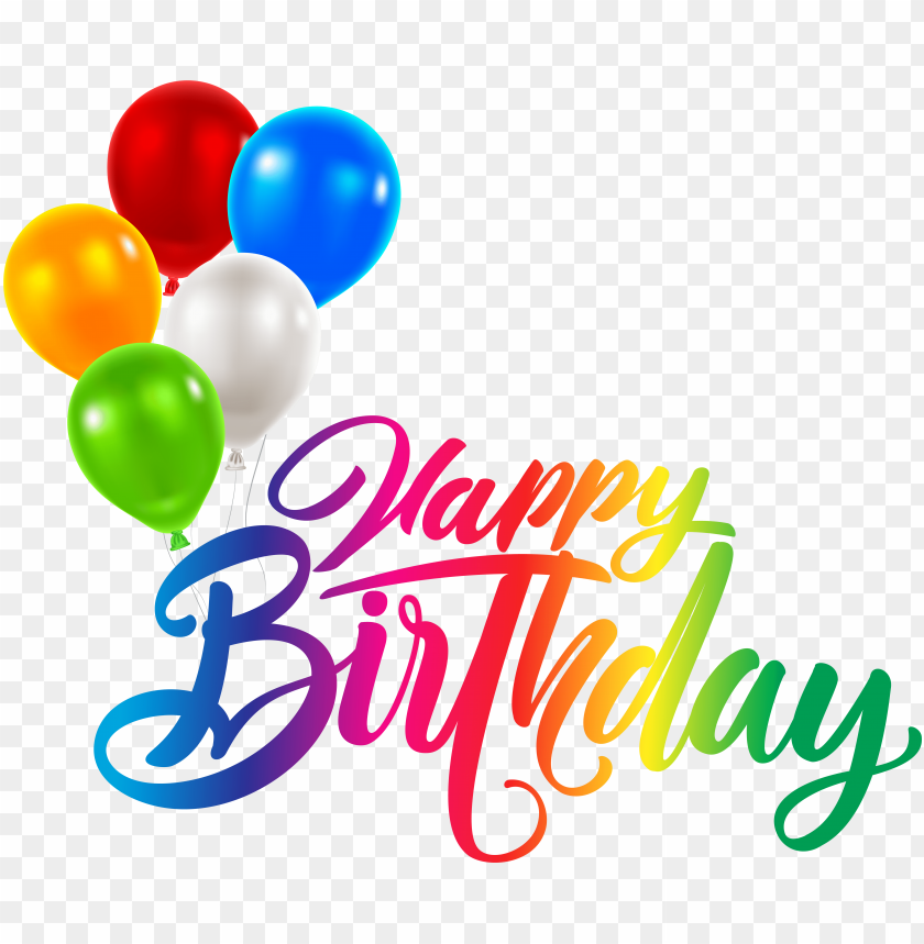 Happy Birthday Text PNG Free Images with Transparent Background  976 Free  Downloads