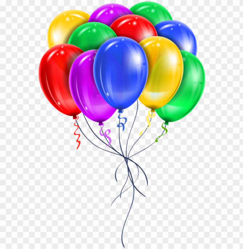 transparent multi color balloons png picture clipart - balloon PNG image with transparent background@toppng.com