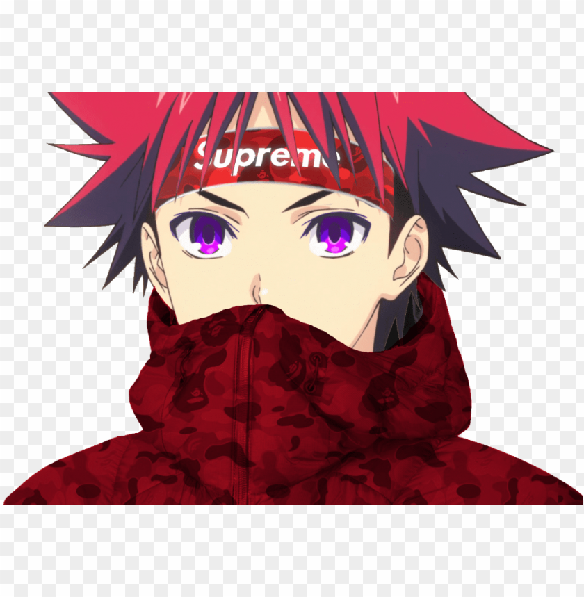Transparent Naruto Supreme Yukihira Soma Supreme Png Image With Transparent Background Toppng - hokage naruto t shirt roblox