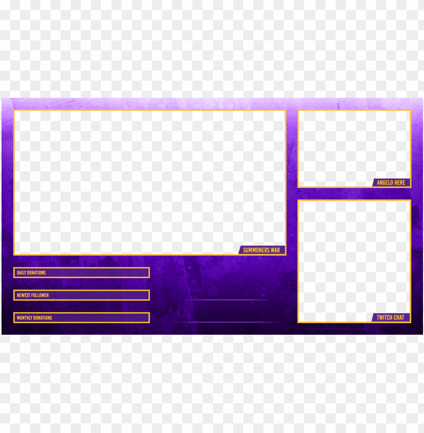 Overlay - Twitch Overlay PNG Transparent Background