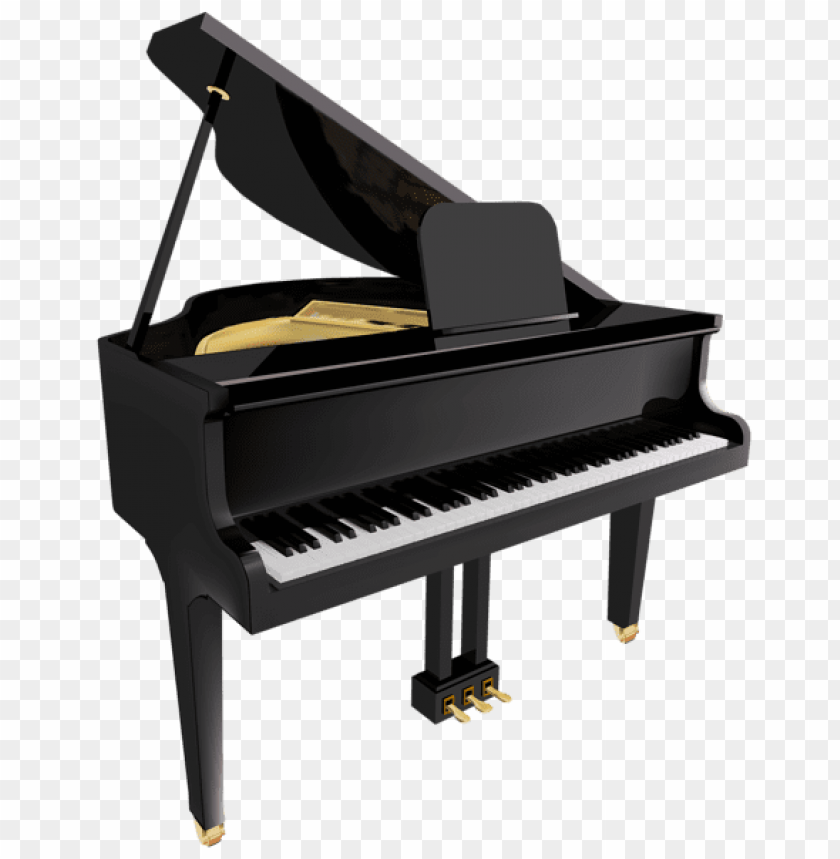 transparent piano PNG image with transparent background - Image ID 53156