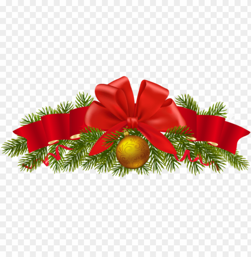Transparent Pine Christmas Decoration Png Images Toppng