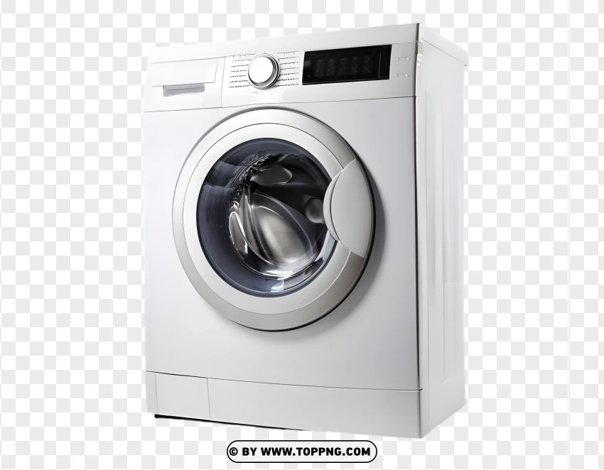 Of Washing Machine In Side Profile PNG Transparent Background