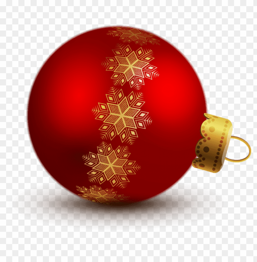 transparent red christmas ball ornaments PNG Images 40216
