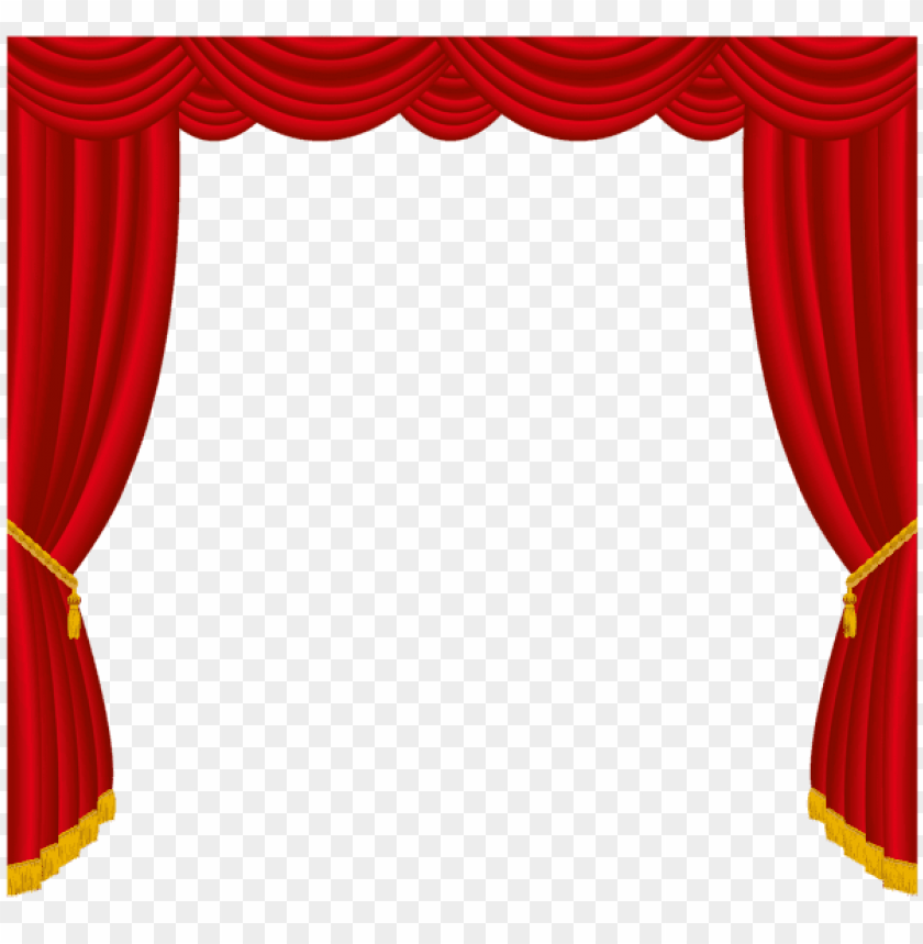 transparent red curtains decor