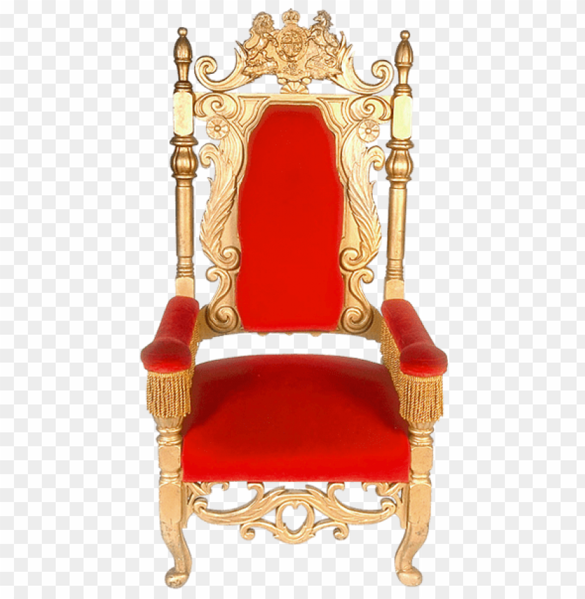 transparent red throne clipart png photo - 54078
