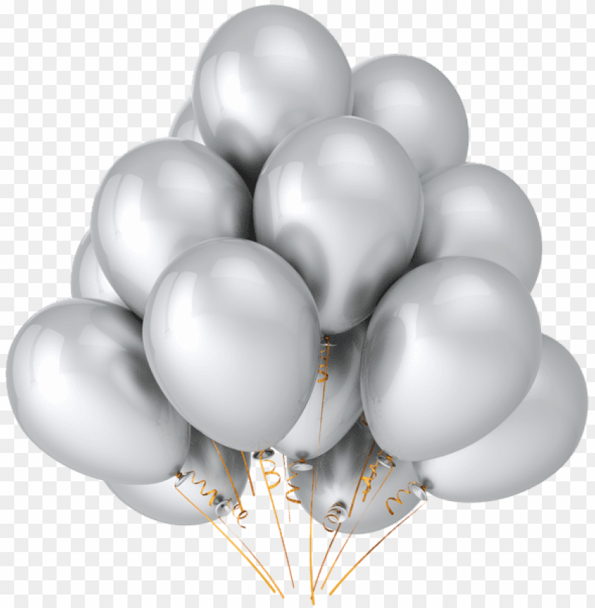 Download Download Transparent Silver Balloons Png Images Background Toppng