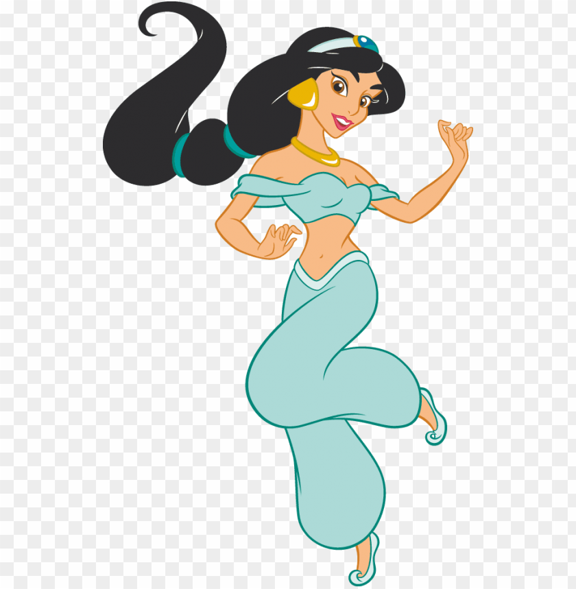 Transparent Stock And Her Genie By Conthauberger - Disney Princess Jasmine  PNG Transparent With Clear Background ID 225244
