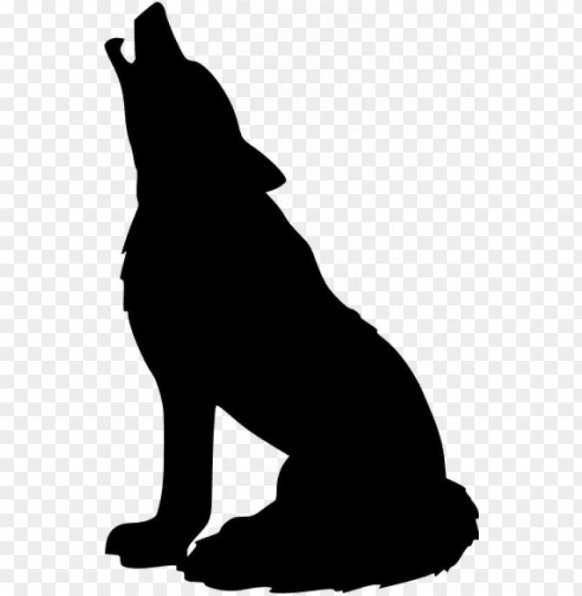 free PNG transparent stock wolf silhouette vector image - wolf silhouette PNG image with transparent background PNG images transparent