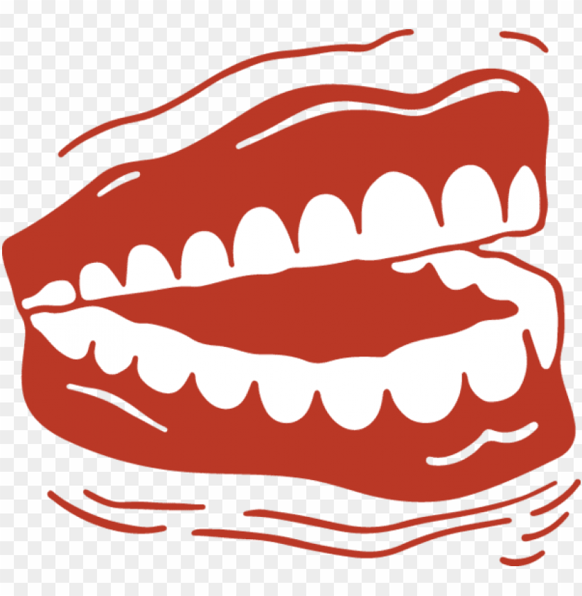 Transparent Teeth Chatter - Teeth Chattering Clip Art PNG Transparent With Clear Background ID 229877