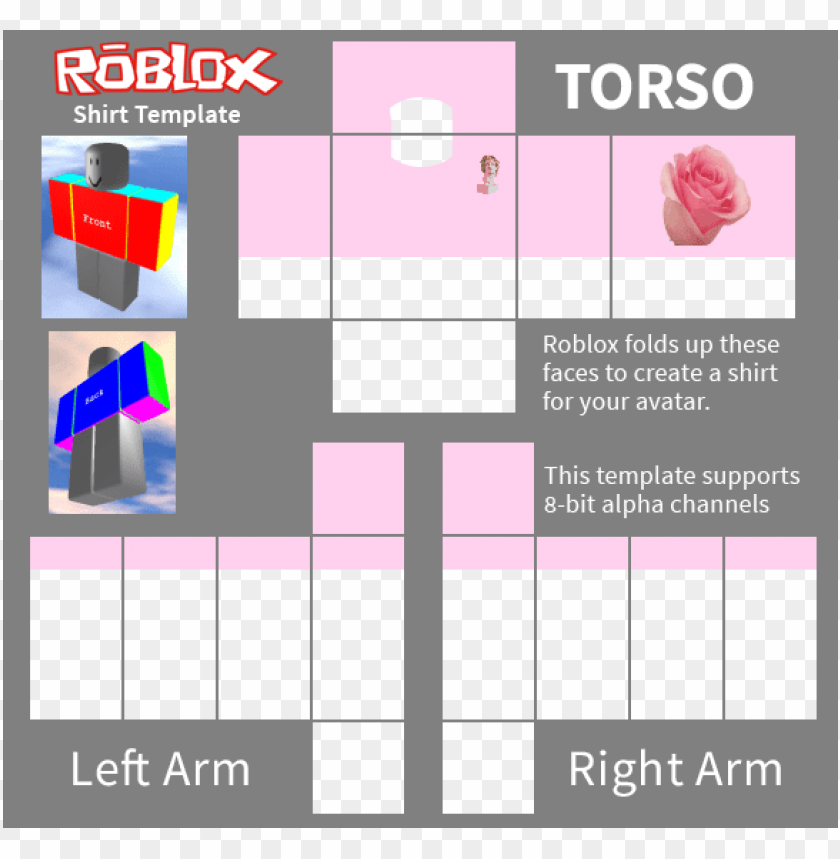 Transparent Templates Aesthetic Png Library Download Aesthetic Roblox Shirt Template Png Image With Transparent Background Toppng