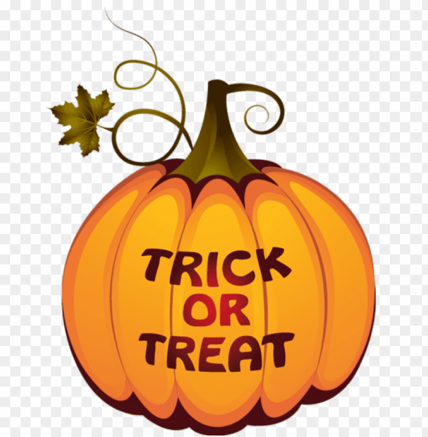 transparent trick or treat pumpkin png images background -  image ID is 55891