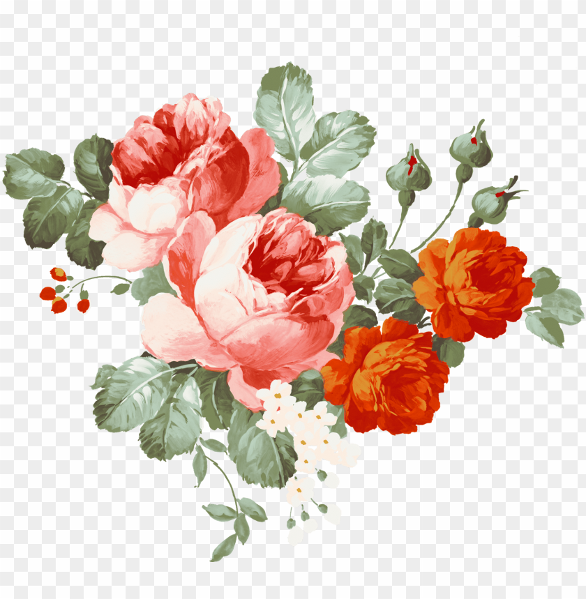 Transparent Watercolor Flowers Png Image With Transparent Background Toppng