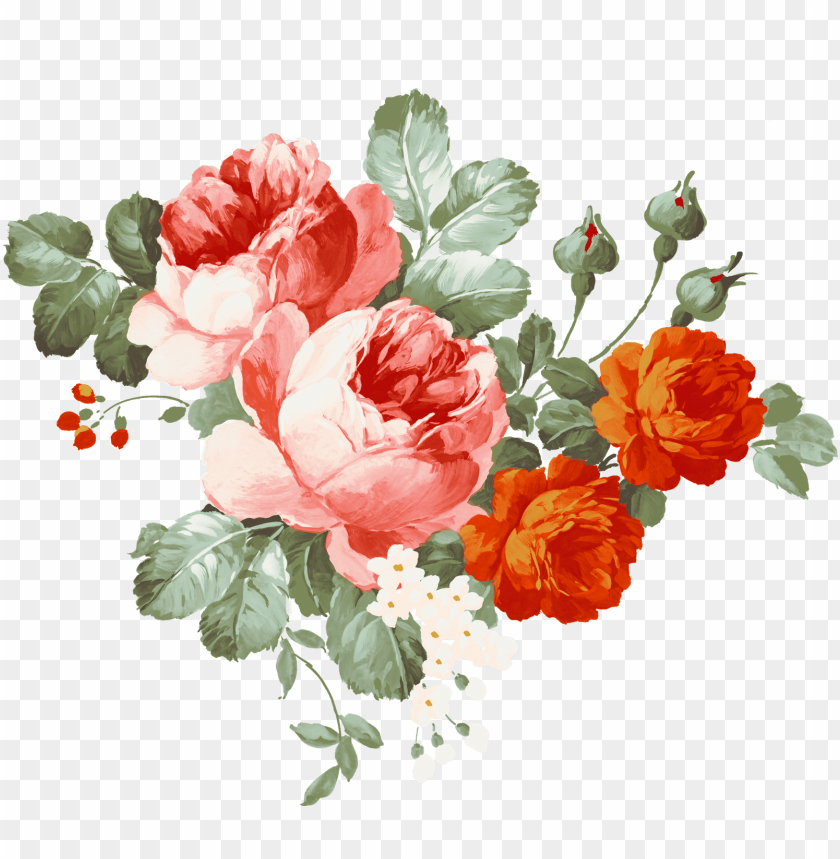 Transparent Watercolor Flowers Png Image With Transparent