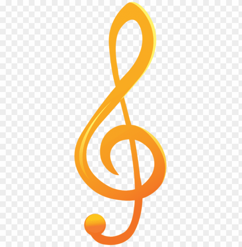 treble clef PNG image with transparent background - Image ID 55174