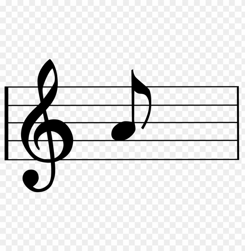 miscellaneous, music symbols, treble clef and note, 