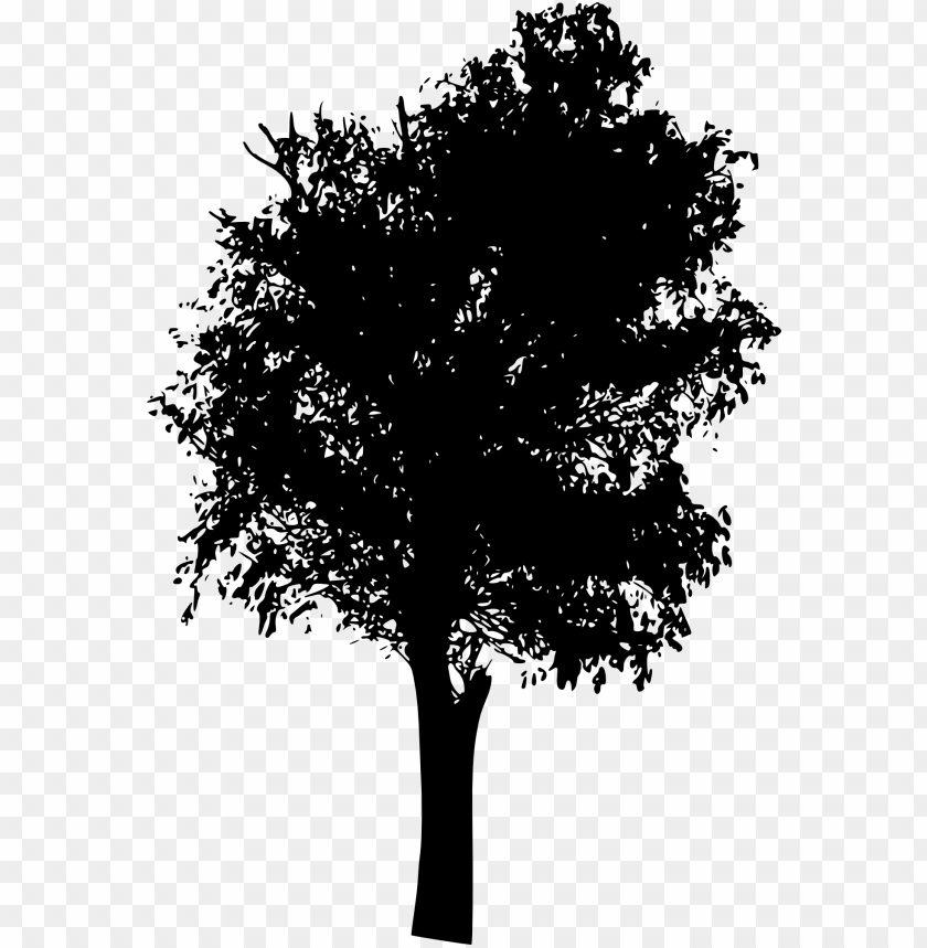 Transparent tree ilhouette PNG Image - ID 4232