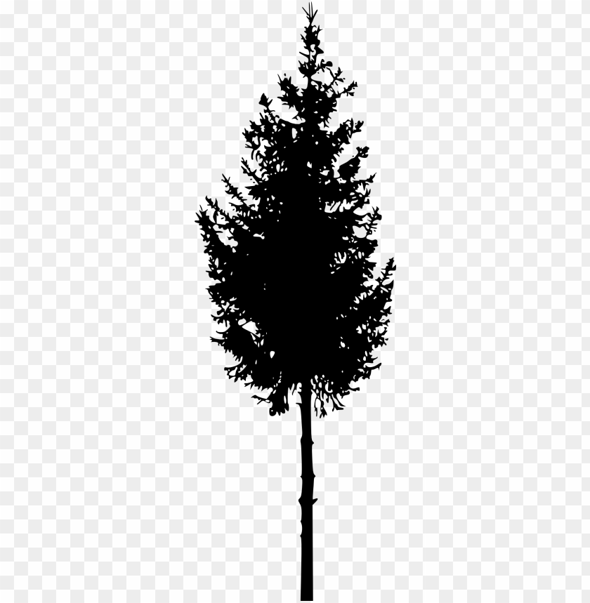 Transparent tree ilhouette PNG Image - ID 4236