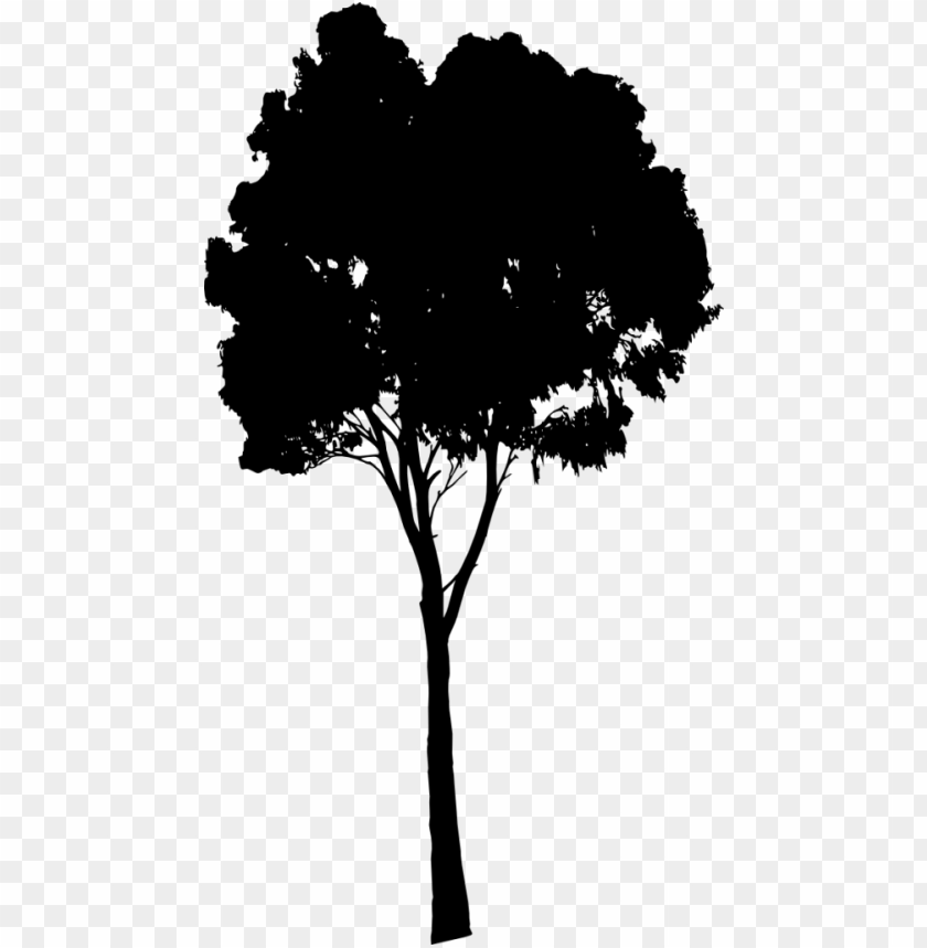 Transparent tree silhouette PNG Image - ID 3348