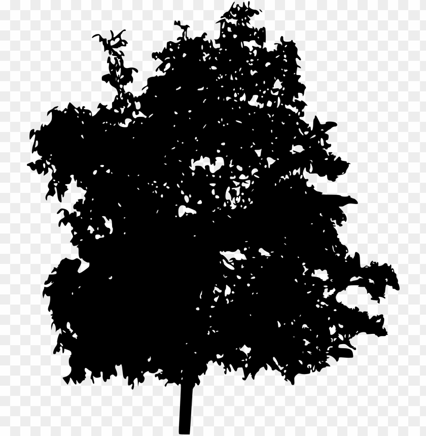 Transparent tree silhouette PNG Image - ID 4244