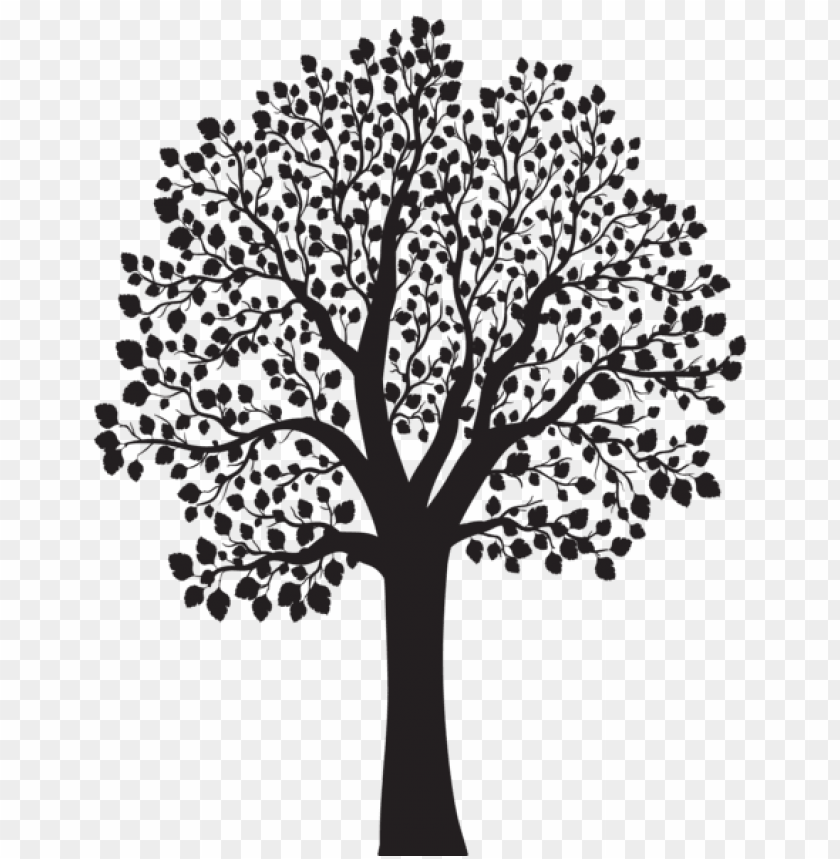 Transparent tree silhouette PNG Image - ID 50147