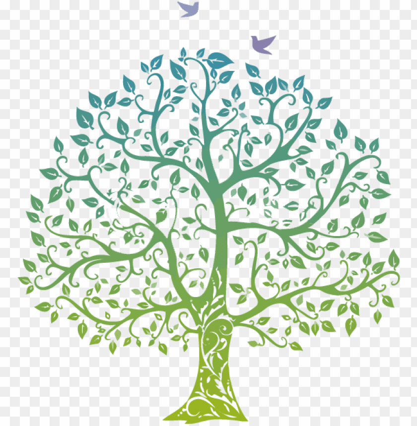 tree-vector - tree with branches and leaves PNG image with transparent  background | TOPpng