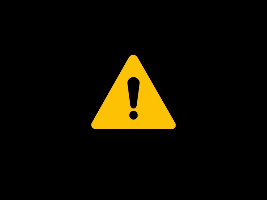 Triangle Exclamation Mark Sign Warning Png - Free PNG Images