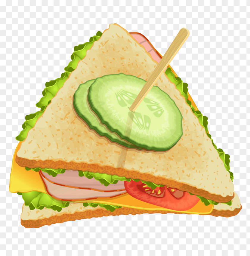 Triangle Sandwich Clipart Png Photo - 32250