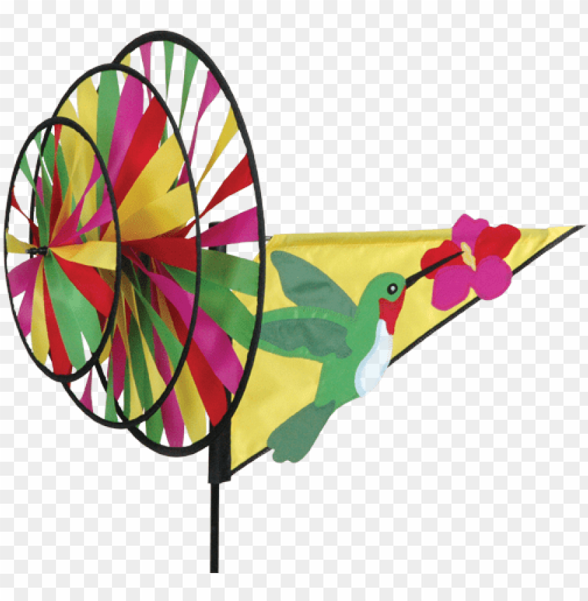 triple wheel hummingbird spinner - premier designs hummingbird triple wind spinner, kite