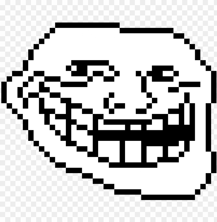 Troll Face 8 Bit Troll Face Png Image With Transparent