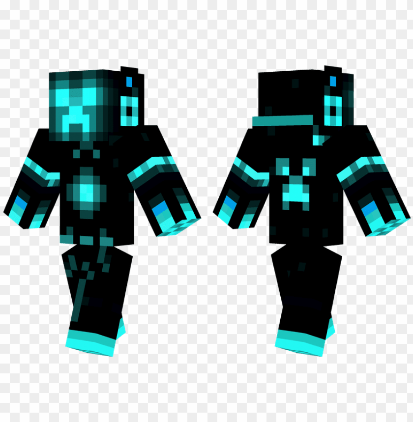Tron Creeper Creeper Skin De Minecraft Png Image With Transparent Background Toppng - minecraft ice creeper skin texture pack roblox