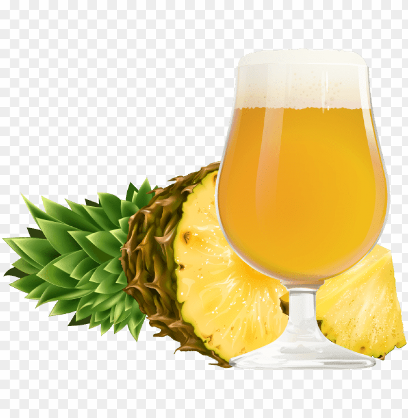 tropical, ananas, glass, food, summer, yellow, drink