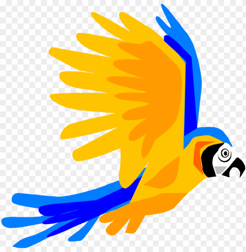 tropical birds flying cartoon PNG image with transparent background | TOPpng