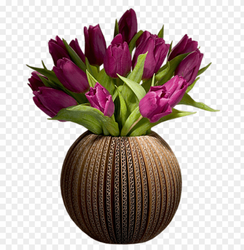 tulips vase