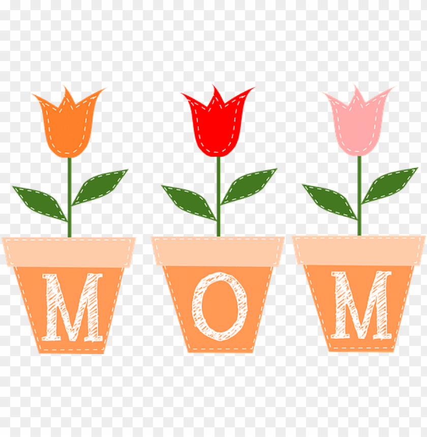 tulpen, blumen, töpfe, blätter, frühling -for mother's day, mother day