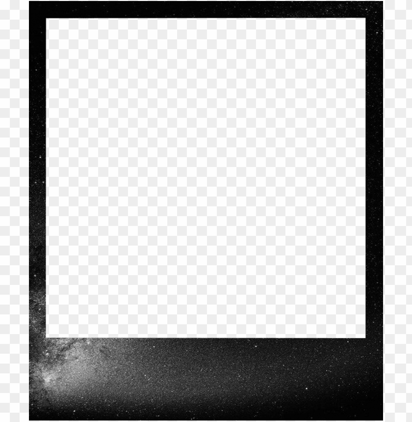 Tumblr 1280 Polaroid Template Monochrome Png Image With Transparent Background Toppng