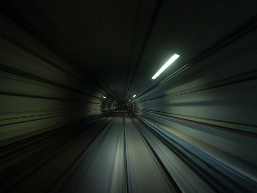 tunnel, speed, movement, dark, deepening