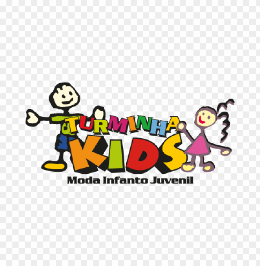  turminha kids vector logo free - 463579