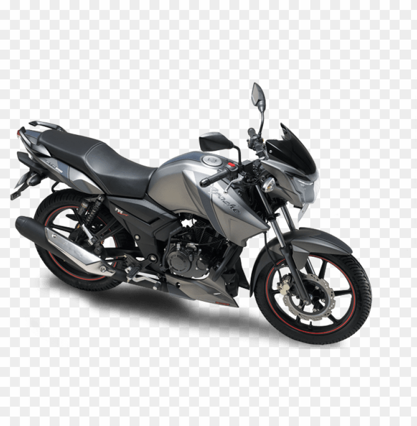 Tvs Apache Rtr 160 Apache Rtr 180 Matte Grey Png Image With