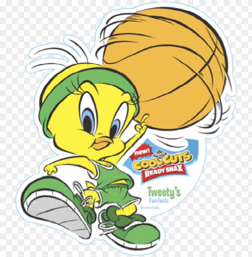 tweety bird playing basketball PNG transparent with Clear Background ID 89703