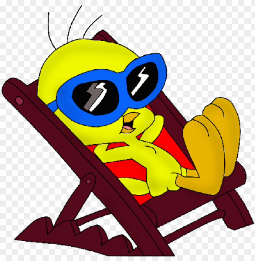 tweety bird with sunglasses PNG transparent with Clear Background ID 72082