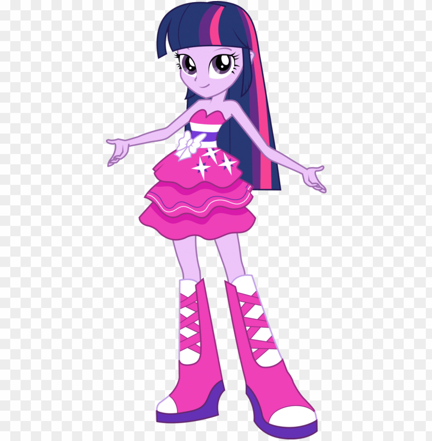 Twilight Sparkle Party Dress Vector 411192044 - Twilight Sparkle Equestria Girls Dress PNG Image With Transparent Background